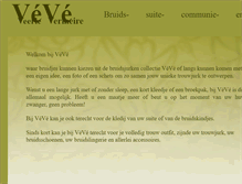 Tablet Screenshot of bruidskledij-veve.be